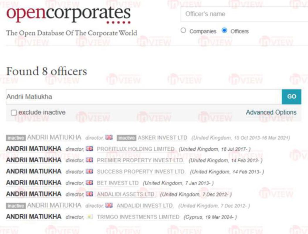 Андрій Матюха виводить мільйони з грального бізнесу FavBet через «пральні» Тейлора і Ліллей