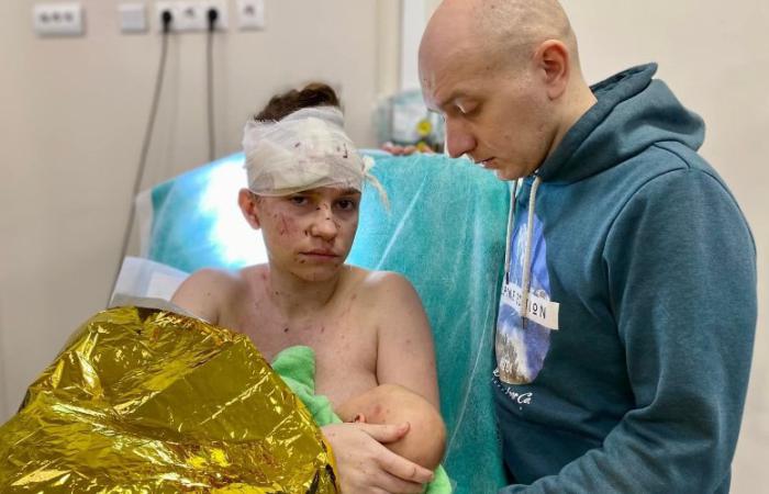 Під час обстрілу у Києві мати прикрила своїм тілом одномісячну доньку
