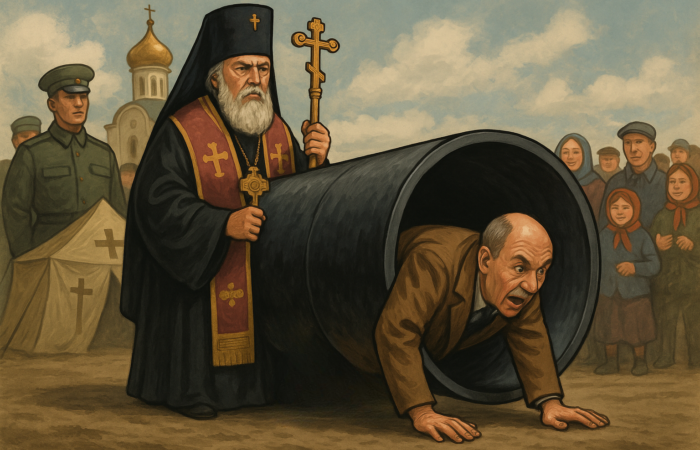 🐍 Росія не встає з колін. Вона лізе в дупу. Добровільно. Під церковний хор.