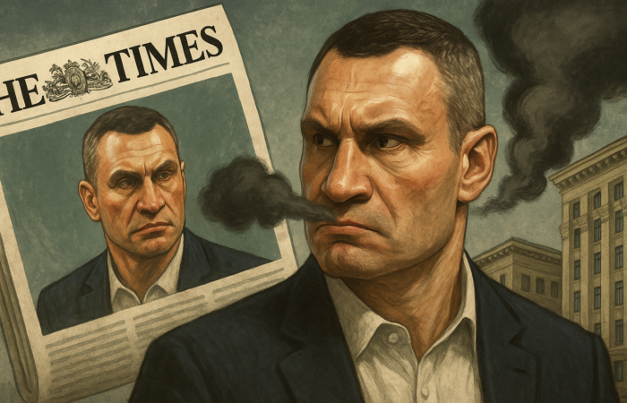 Кличко оплатив інтерв’ю в The Times, щоб прикрити «запахом авторитаризму» власні схеми