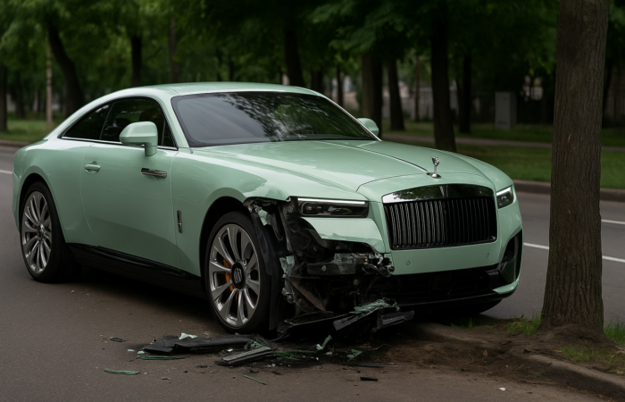🔮 Ясновидіння не спрацювало: у Черкасах розбився Rolls-Royce ясновидиці за $650 тисяч