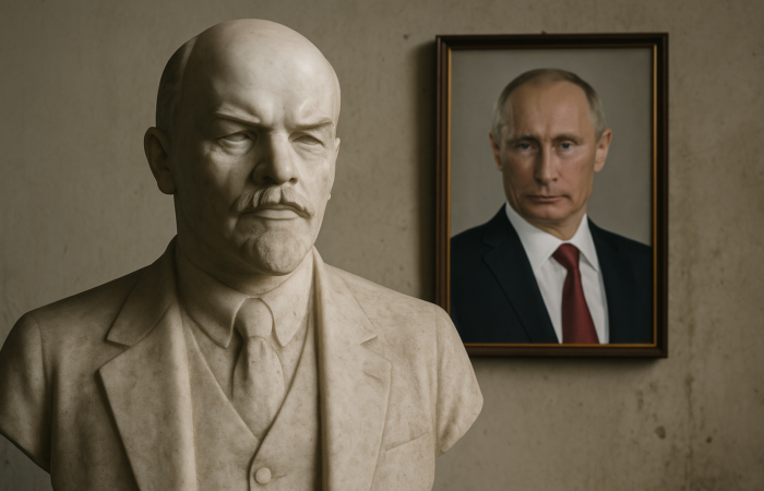 🧠 Перезавантаження ідолів: як Путін замінив Леніна в головах росіян