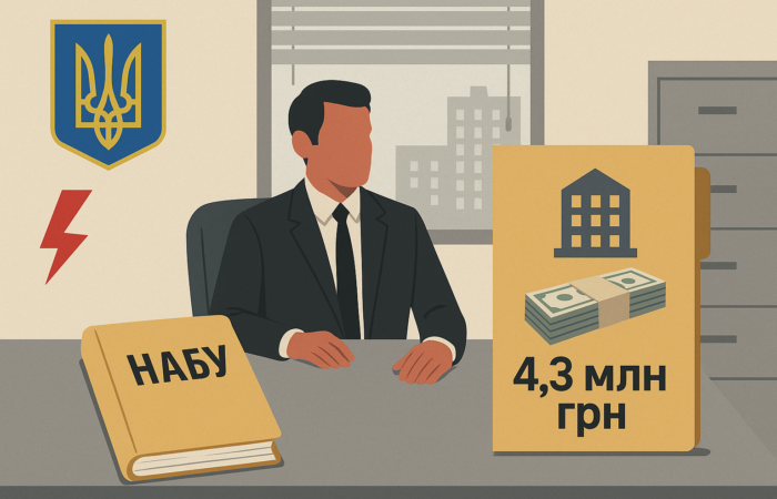 ⚡️ Посадовцю НАБУ повідомлено про підозру у недостовірному декларуванні на понад 4,3 млн грн