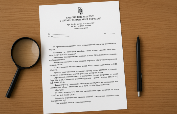 🕵️‍♂️ Як НАЗК “розглядає” звернення щодо можливих корупційних дій першого заступника Агентства відновлення пана Бойка