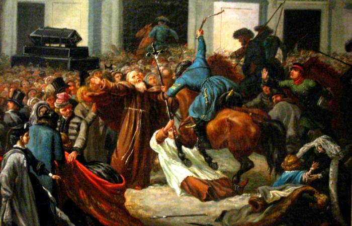 Порубаний хрест і закриті синагоги. 27 лютого 1861 року Росія втратила Варшаву