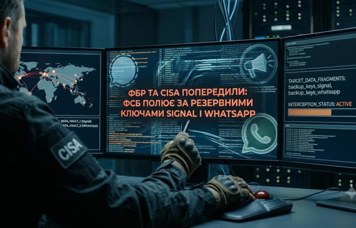 ФБР та CISA попередили: фсб полює за резервними ключами Signal і WhatsApp