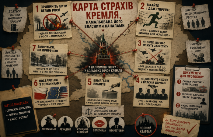 Карта страхів кремля, намальована його власними каналами