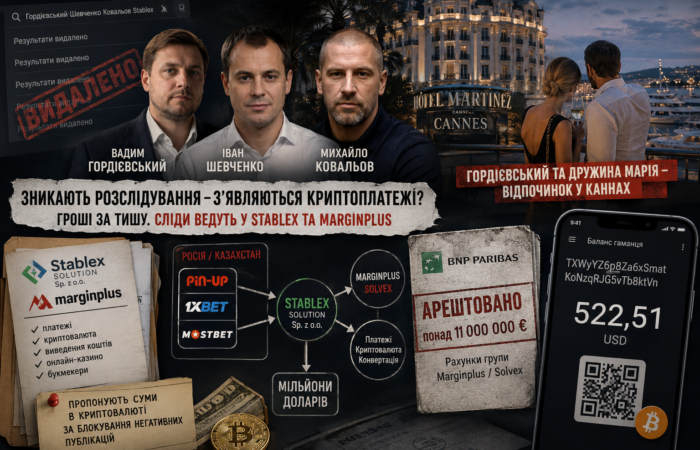 Вадим Гордієвський подорожує Європою, поки статті про схеми Пуніна зникають з пошуку