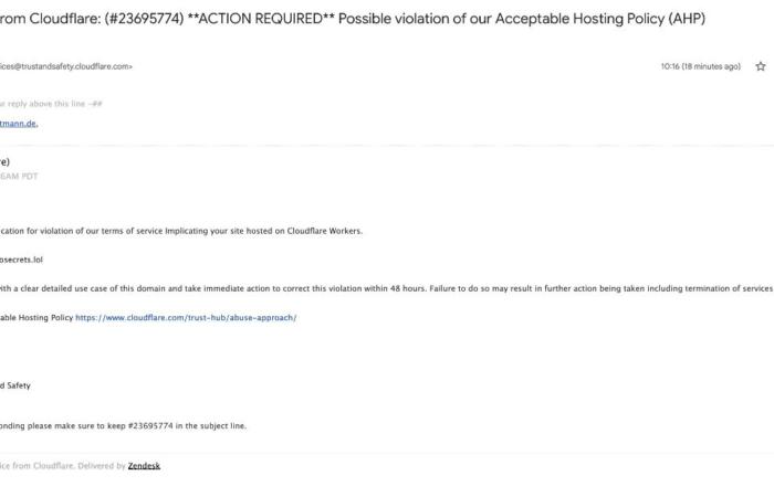 Cloudflare погрожує відключити сайт Ліліт Віттманн із документами гральних компаній