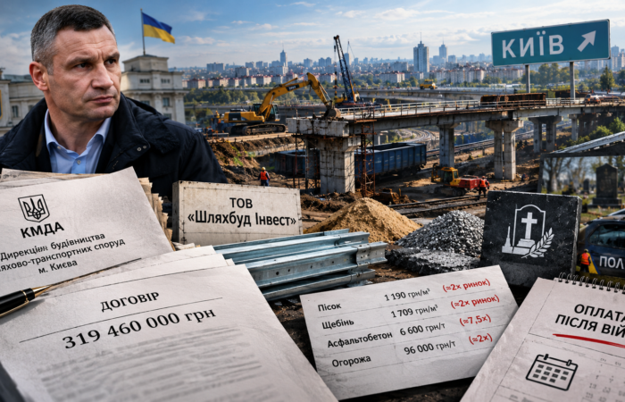 КМДА Віталія Кличка без конкуренції замовила добудову Окружної за 319 млн