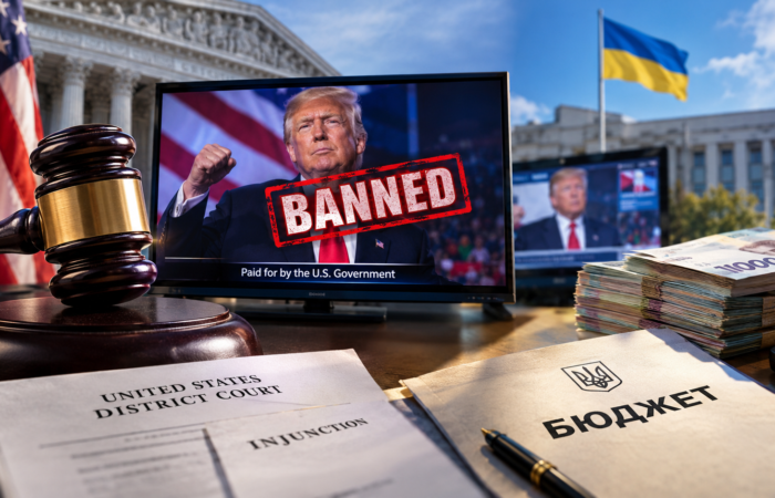 Суд у США зупинив політичну рекламу Трампа за державні гроші, в Україні це бюджетна програма