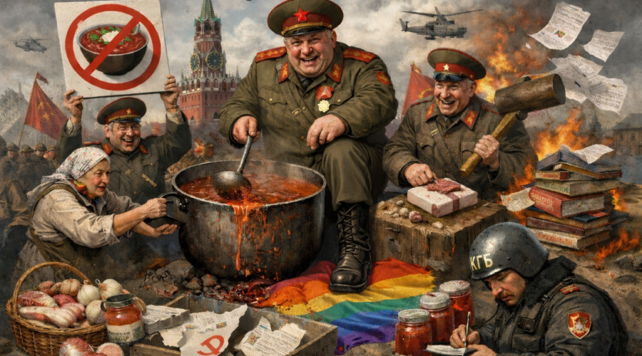 Велика перемога гастрономічного фронту, або Як комуністи вирішили питання українського борщу | SPILNO